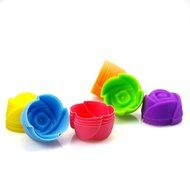 MIREN Reusable and Non-stick Mini Silicone Baking Cups/Muffin Cup Molds/Mini Chocolate Holders/Truffle Cups -24... N7