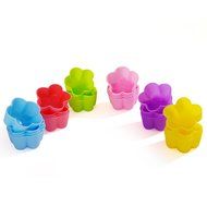 MIREN Reusable and Non-stick Mini Silicone Baking Cups/Muffin Cup Molds/Mini Chocolate Holders/Truffle Cups -24... N11