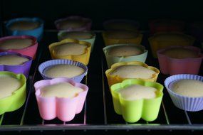 MIREN Reusable and Non-stick Mini Silicone Baking Cups/Muffin Cup Molds/Mini Chocolate Holders/Truffle Cups -24... N13