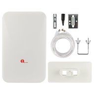 1byone 50 Miles Digital Outdoor / Attic HDTV Antenna for FM / VHF / UHF with 20ft High Performance Cable, SMD... N7