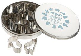 Ateco 5357 11 Piece Plain Round Cutter Set N11