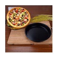 Aksautoparts Carbon Steel Non Stick Pizza Pan 8.5 Inches Baking Cooking Deep Base Baking Tray