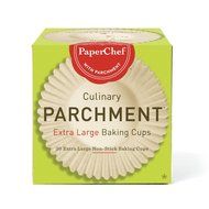 PaperChef 70030 Culinary Parchment Baking Cups, X-Large, 30