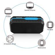 Sunvito Portable Wireless Bluetooth Speaker,Mini Outdoor Waterproof Speaker with 1800mAh Battery (MIC for Hands-free... N6