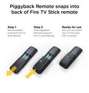 TV Remote Add-on for Fire TV Stick Remote (Control your TV directly from your Fire TV remote) N4
