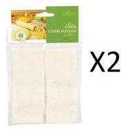 Fox Run Rolling Pin Covers Baking No Stick Fondant Dough Cookie 4175 (2-Pack)
