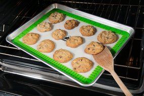 WonderKitchen Silicone Baking Mat Set - Non Stick Mats for Cookie Sheets, Toaster Ovens, Pizza Pans, and Microwave... N2