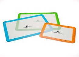 WonderKitchen Silicone Baking Mat Set - Non Stick Mats for Cookie Sheets, Toaster Ovens, Pizza Pans, and Microwave... N10