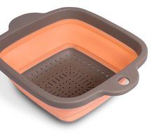 Internet&rsquo;s Best 2 Piece Collapsible Colander Strainer Set | Self Draining Pasta Bowl | Kitchen Food Washing Strainer... N5