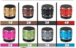 Niceshop&reg; S28 Portable Mini Metal Steel Bluetooth Speakers Wireless Smart Hands Free Speaker with Fm Radio Support... N2