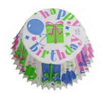 Cupcake Creations Pink Zebra Cupcake Holders, 2-Inch, 32 Count N8