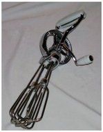 SCI Scandicrafts Egg Beater with Soft Grip, Stainless Steel
