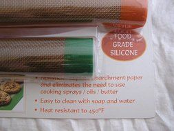 Kitchen Keepers Oven Genie Silicone Baking Mat Set of 3 Food Grade N4