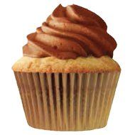 Quarterfold &amp; Dots Premium Greaseproof Cupcake Liners No Muffin Pan Needed Cupcakes Papers 64 Count - Gold, White N2