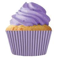 Quarterfold &amp; Dots Premium Greaseproof Cupcake Liners No Muffin Pan Needed Cupcakes Papers 64 Count - Gold, White N23