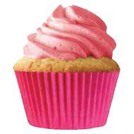 Quarterfold &amp; Dots Premium Greaseproof Cupcake Liners No Muffin Pan Needed Cupcakes Papers 64 Count - Gold, White N26
