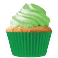 Quarterfold &amp; Dots Premium Greaseproof Cupcake Liners No Muffin Pan Needed Cupcakes Papers 64 Count - Gold, White N34
