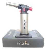 Inflame Butane Cooking Torch with Fuel Gauge for Home and Culinary Chefs. Blowtorch for Soldering, Brazing, Jewelry... N9