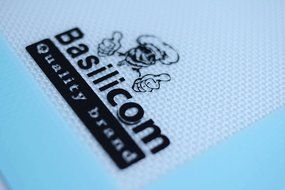 Luxury Silicone Baking Mat Half Sheet - Non Stick Cookie Sheets Professional Grade, Basilicom Quality Brand. N2