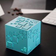 Aolyty Creative Mini Portable Magic Cube LED Light Deep Bass Wireless Bluetooth 4.0 Speaker Stereo Box with Build... N5
