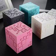Aolyty Creative Mini Portable Magic Cube LED Light Deep Bass Wireless Bluetooth 4.0 Speaker Stereo Box with Build... N6