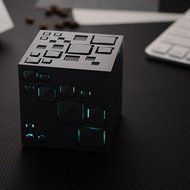 Aolyty Creative Mini Portable Magic Cube LED Light Deep Bass Wireless Bluetooth 4.0 Speaker Stereo Box with Build... N10
