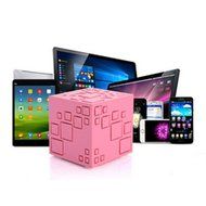 Aolyty Creative Mini Portable Magic Cube LED Light Deep Bass Wireless Bluetooth 4.0 Speaker Stereo Box with Build... N16