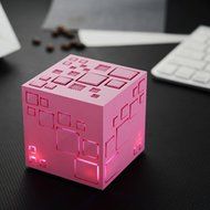 Aolyty Creative Mini Portable Magic Cube LED Light Deep Bass Wireless Bluetooth 4.0 Speaker Stereo Box with Build... N18