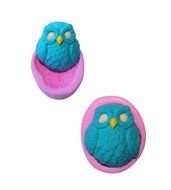 niceeshop(TM) 2 Cavity Flower Silicone Cookie Buiscuit Baking Molds Fondant Cake Decoration Tool ,Random Color N9