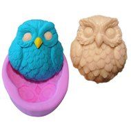niceeshop(TM) 2 Cavity Flower Silicone Cookie Buiscuit Baking Molds Fondant Cake Decoration Tool ,Random Color N10