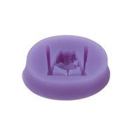 niceeshop(TM) 2 Cavity Flower Silicone Cookie Buiscuit Baking Molds Fondant Cake Decoration Tool ,Random Color N14