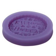 niceeshop(TM) 2 Cavity Flower Silicone Cookie Buiscuit Baking Molds Fondant Cake Decoration Tool ,Random Color N20