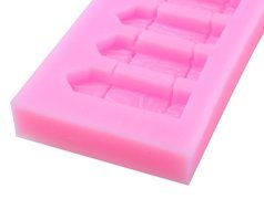 niceeshop(TM) 2 Cavity Flower Silicone Cookie Buiscuit Baking Molds Fondant Cake Decoration Tool ,Random Color N22