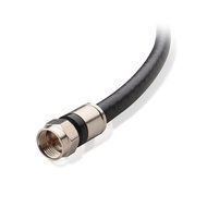 Cable Matters 3-Pack, CL2 In-Wall Rated (CM) Quad Shielded RG6 Coaxial Patch Cable in Black 3 Feet N6