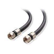 Cable Matters 3-Pack, CL2 In-Wall Rated (CM) Quad Shielded RG6 Coaxial Patch Cable in Black 3 Feet N12