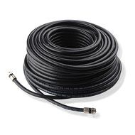 Cable Matters 3-Pack, CL2 In-Wall Rated (CM) Quad Shielded RG6 Coaxial Patch Cable in Black 3 Feet N13