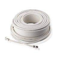 Cable Matters 3-Pack, CL2 In-Wall Rated (CM) Quad Shielded RG6 Coaxial Patch Cable in Black 3 Feet N15
