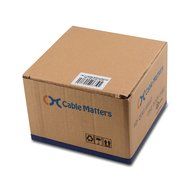Cable Matters 3-Pack, CL2 In-Wall Rated (CM) Quad Shielded RG6 Coaxial Patch Cable in Black 3 Feet N20