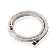 Cable Matters 3-Pack, CL2 In-Wall Rated (CM) Quad Shielded RG6 Coaxial Patch Cable in Black 3 Feet N21