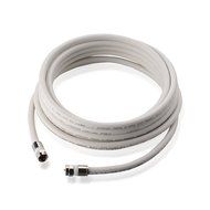 Cable Matters 3-Pack, CL2 In-Wall Rated (CM) Quad Shielded RG6 Coaxial Patch Cable in Black 3 Feet N26