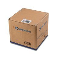 Cable Matters 3-Pack, CL2 In-Wall Rated (CM) Quad Shielded RG6 Coaxial Patch Cable in Black 3 Feet N31