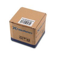 Cable Matters 3-Pack, CL2 In-Wall Rated (CM) Quad Shielded RG6 Coaxial Patch Cable in Black 3 Feet N33