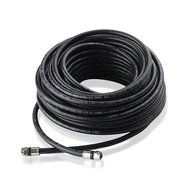 Cable Matters 3-Pack, CL2 In-Wall Rated (CM) Quad Shielded RG6 Coaxial Patch Cable in Black 3 Feet N37