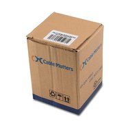 Cable Matters 3-Pack, CL2 In-Wall Rated (CM) Quad Shielded RG6 Coaxial Patch Cable in Black 3 Feet N39