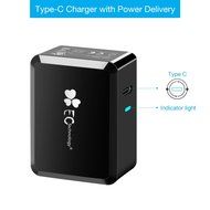 EC Technology 4A 3 port 20W USB Wall Charger with Auto IC (Foldable Plug) adapter for iPhone SE/6s/6/6 Plus, iPad... N18