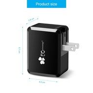 EC Technology 4A 3 port 20W USB Wall Charger with Auto IC (Foldable Plug) adapter for iPhone SE/6s/6/6 Plus, iPad... N20