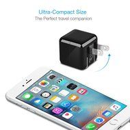 EC Technology 4A 3 port 20W USB Wall Charger with Auto IC (Foldable Plug) adapter for iPhone SE/6s/6/6 Plus, iPad... N26