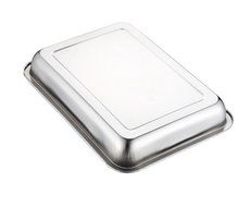 Lianzhi Hotel And Catering Business Stainless Steel Baking Pan Half Thickness 0f 0.5MM (10.63*14.70*0.79) N4