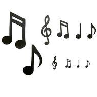 Extra Large Music Notes Cutter Set by Patchwork Cutters