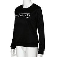 AIMTOPPY Fashion Women Letter Printed Casual Hooded Sweatshirt Hoodie Coat Outerwear Tops (XL, White) N7